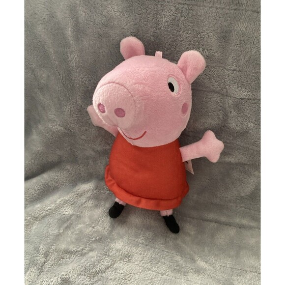 Peppa Pig Toys Giggle 'n Snort Peppa Pig Plush, Interactive Stuffed Animal 9" - Picture 1 of 11